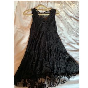 Free People Lace Black Dress